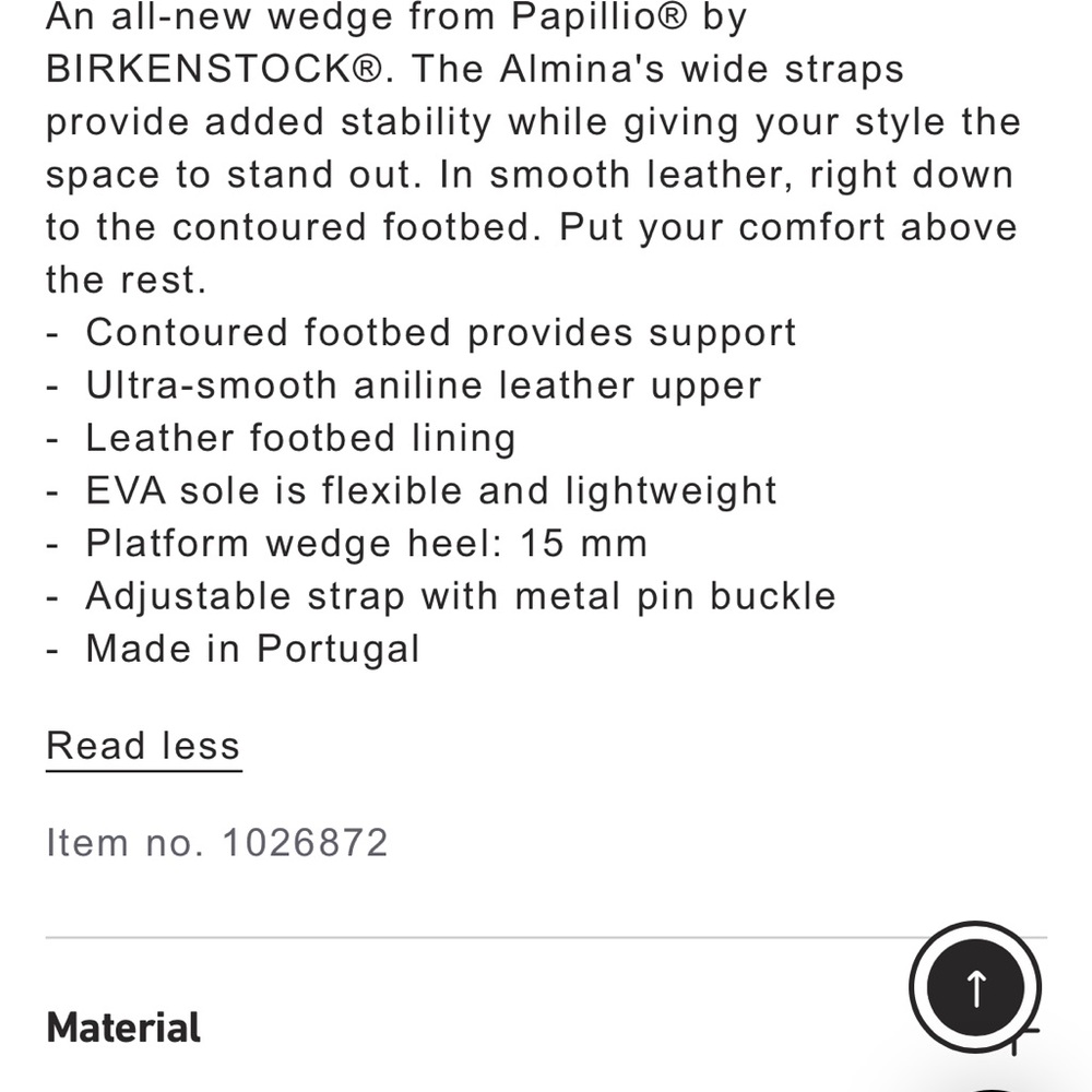 Birkenstock Papillio Almina Black Leather sz 37 - Picture 11 of 11